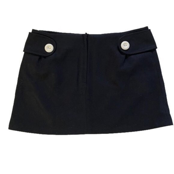 H&M Divided | Black Wool Mini Skirt - Picture 2 of 6